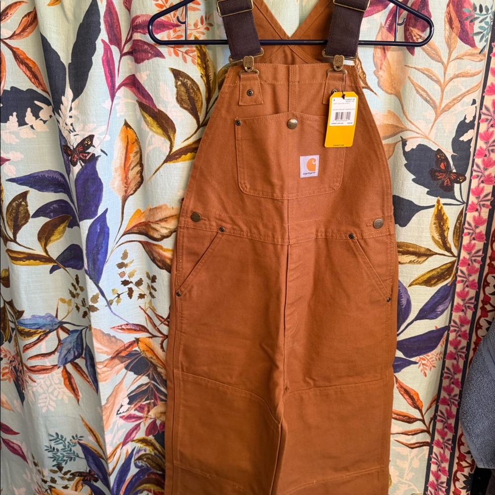 Carhartt overalls, NWT unisex kids size 8